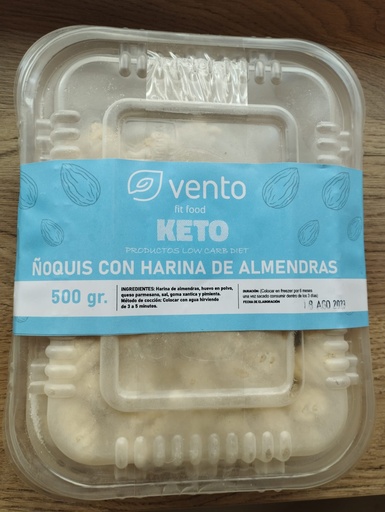 Ñoquis keto Vento