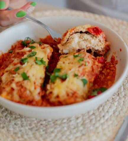 Canelones keto sin tacc Chicken fit